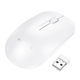 Миша бездротова безшумна BOROFONE BG14 Planet Bluetooth + 2.4 ГГц, 3 кнопки, 1000 dpi White - изображение 3
