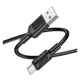 USB кабель Borofone BX111 Feliz, Type-C, 1.0 м., Черный - 495905 - изображение 1