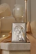 Серебряная икона Божьей Матери ( PR 6162 P) 6*9 см - изображение 4