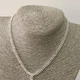 Ланцюжок-чокер зі стразами Honey Fashion Accessories сріблястий (12-245) - изображение 5