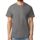 Базовая мужская футболка Gildan Light Cotton серая 2XL - изображение 5