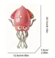 Музыкальный осьминог интерактивная развивающая игрушка Tummy Time Octopus Танцующий Кальмар с функцией распознавания препятствий Розовый - изображение 4