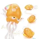 Музыкальный осьминог интерактивная развивающая игрушка Tummy Time Octopus Танцующий Кальмар с функцией распознавания препятствий Желтый - изображение 11