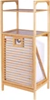 Полиця з кошиком для білизни AM/63 бамбукова 39.5 x 30 x 49 см (8720573981828) - зображення 1