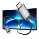 Переходник HOCO UA27 HD on-screen cable iP to HDTV Metal Gray (6942007619011) - изображение 7