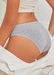 Женские хлопковые трусики слипы в рубчик Wonderful Comfort (1997-42-01) Серый S FINETOO (44) - изображение 3