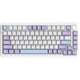 Клавіатура Ajazz AK820 Max Magnetic Switch White - зображення 1