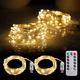 Гірлянда Роса 200 LED довжина 20 м від USB з пультом теплий білий - зображення 1