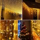 Гирлянда Бахрома 100 LED теплый белый 220В - изображение 1