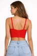 Женский гладкий корсет Izzy 02081-C Красный One Size (S/M) - изображение 2