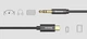Аудіо-кабель Type-C - 3.5mm Baseus Horizontal 1m Чорний (CAM01-01) - зображення 8