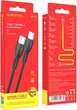 Кабель Type-C - Type-C Borofone BX51 Triumph 60W 3A 1m Чорний (BX51T-CC-B) - зображення 4