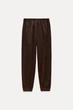 Брюки джогеры с эффектом замши Zara 1255/518 - M - изображение 5