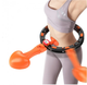 Хулахуп для похудения живота и боков Hula Hoop умный массажный обруч 35.5. см черный - изображение 1