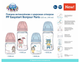 Бутылочка антиколиковая Canpol babies EasyStart 120 мл PP с широким горлом Bonjour Paris, синяя - изображение 4
