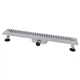 IT02-FT09/600 ITAL Душовий трап 600 мм, комбінований гідрозатвор, Brushed nickel (блістер) {5/1} - зображення 1