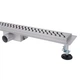 IT02-FT09/600 ITAL Душовий трап 600 мм, комбінований гідрозатвор, Brushed nickel (блістер) {5/1} - зображення 2