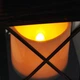 Подсвечник-фонарь со свечой LED черно-медный 45478 - изображение 3