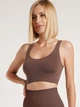 Безшовный топ Giulia Tank Top L/XL Коричневий_Deep taupe (4823102996264) - зображення 7