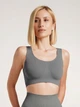 Безшовный топ Giulia Tank Top L/XL Сірий_Poppy seed (4823116914278) - зображення 7