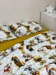Комплект постільної білизни Ранфорс Premium puppies Євро 200х220 см - зображення 5
