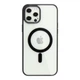 Чохол NEW TPU Color with Magsafe для iPhone 12 Pro Max Колір Black - изображение 14