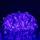 Уличная гирлянда Бахрома 25 м 410 LED Синяя черный провод гирлянда штора на улицу на дом - изображение 1