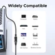 З'єднувач витої пари UGREEN NW326 RJ-45 10Gbps Shielded Network Connector Black (55359) - зображення 6