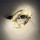 Гирлянда роса Конский хвост, светодиодная USB гирлянда 10 нитей по 2 метра, новогодняя гирлянда для декора и праздников с тёплым жёлтым светом 200 LED, гирлянда пучок капли росы для ёлки, JYL-200 - изображение 6