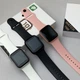 Умные часы Smart Watch T500 Розовые для фитнеса с функцией вызова и мониторинга здоровья (581442) - изображение 4