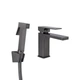 Смеситель для раковины Qtap Gemini (с гигиеническим душем) QTGEM272GMB45692 Gunmetal Black PVD - изображение 1
