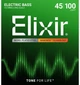 Струны для бас-гитары Elixir 14052 Nanoweb Coated Nickel Plated Steel Light 45/100 - изображение 1