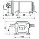 Помпа самовсасывающая автоматическая Europump 18HF 20 л/мин 12 В 4 клапана термическая защита (Osculati) - изображение 2