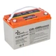 Гелевый аккумулятор Weekender 100Ah 12V серо-оранжевый с дисплеем - изображение 1