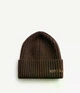 Женская шапка с логотипом Ruslan Baginskiy Monogram-embroidered Wool Beanie Размер 56см Коричневый - изображение 1