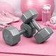 Гантели композитные для фитнеса Infinito Fitness 2×4 кг (набор 8 кг) - изображение 4