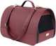 Транспортна сумка для собак Amiplay New York L Бордова (5907563304505) - зображення 1