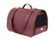 Torba transportowa dla kotów Amiplay New York M Bordowa (5907563304499) - obraz 2