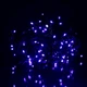 Уличная светодиодная гирлянда Бахрома 6 м 105 LED, черный провод, синий свет - изображение 2