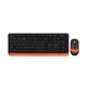 Комплект (клавиатура, мышь) беспроводной A4Tech Bloody FG1010 Orange USB - изображение 1