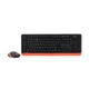 Комплект (клавиатура, мышь) беспроводной A4Tech Bloody FG1010 Orange USB - изображение 5