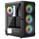 Корпус LogicConcept PORTOS MESH+GLASS ARGB fans 4x120mm BLACK без БП ATX - изображение 3