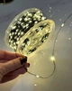 Светодиодная гирлянда Роса 1500 LED 150 метров зеленый провод + пульт, 8 режимов теплый белый катушка от сети для елки (K150P) - изображение 2