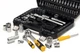 Набор инструментов Mastertool ¼"&½" 108 шт 4-14 мм 10-32 мм CrV кейс с металлическими замками 78-5108 - изображение 2