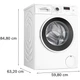 Пральна машина повногабаритна BOSCH Серія 2 WGE03200BY - зображення 3