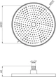 Верхній душ Kroner Element 2801532915Z-3801 - зображення 3