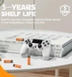 Акумулятори батарейки AA з USB Type-C 4255mWh 1.5V Orange (4 шт + кабель + кейс) (16231-4) - зображення 12