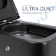 Унітаз підвісний Qtap Gemini безободковий з сидінням Soft-close QT2533076EUQMB - зображення 5