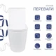 Унітаз-моноблок підлоговий Qtap Kolibri Ultra Quiet безобідковий з сидінням Soft-close WHITE QT10226380W - изображение 3
