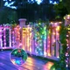 Світлодіодна гірлянда-феєрверк 5 м 150 LED мультикольорова прозора кімнатна модель Роса - зображення 6